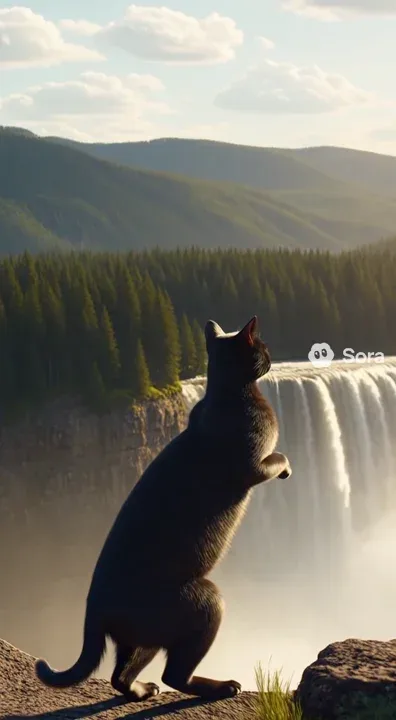 人間を黒猫に変更