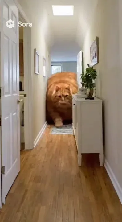 Bro moves like a 3-ton Roomba 🐈