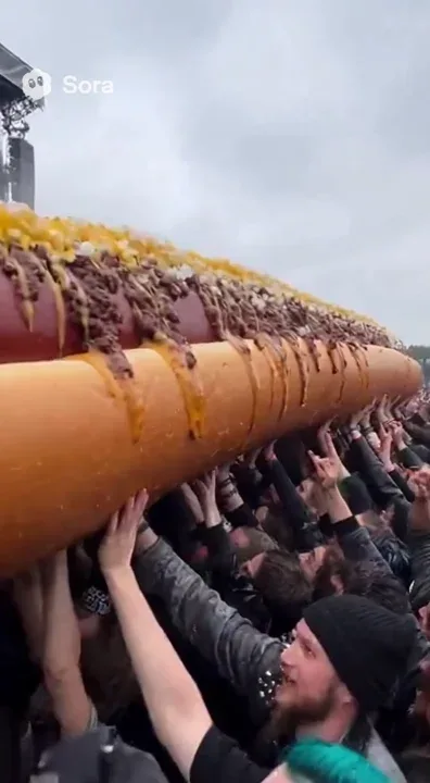 It’s a giant chili dog