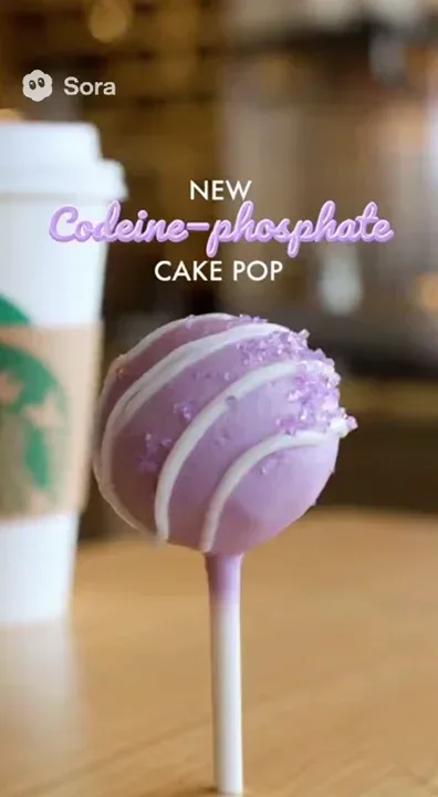 Codeine-phosphate Cake Pop..