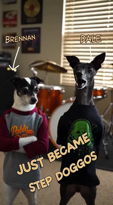 🥁🐾🐶
Brennan & Dale just became 
Step Doggos…