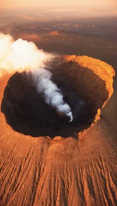 Volcanic Sunrise 🐎 🌅