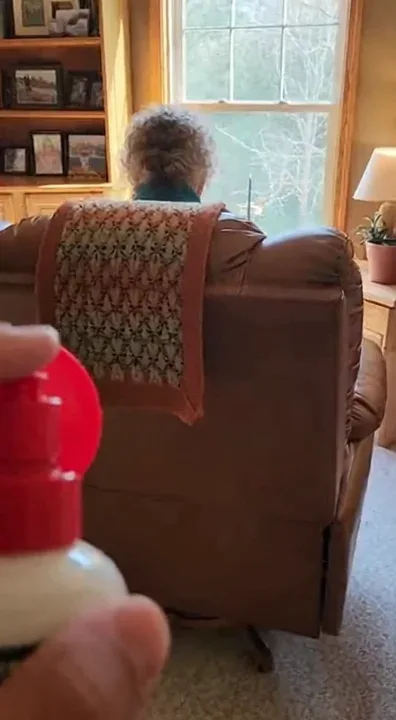 My grandma listens to the tv on full volume and we can’t even talk 🤣